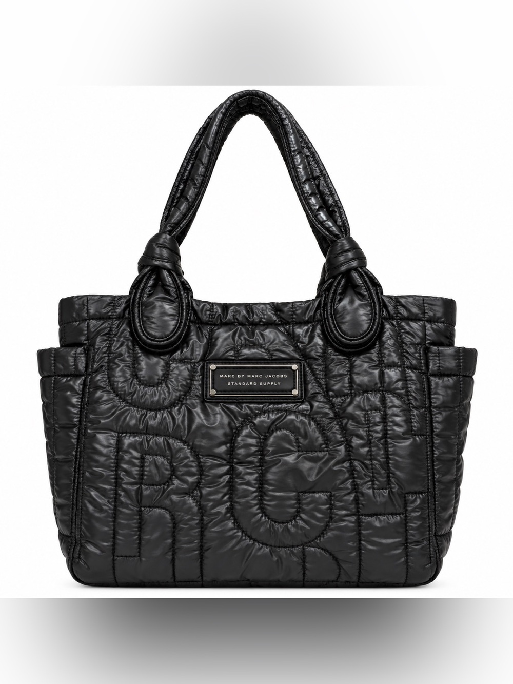 Marc by Marc Jacobs Standard Supply Black Quilted Nylon Tote Bag